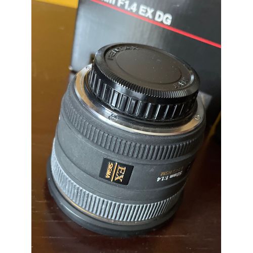 Objectif SIGMA 50 mm1.4 pour PENTAX