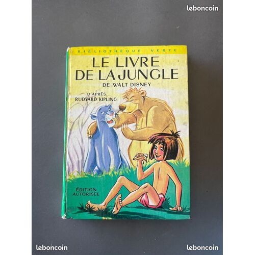 Le Livre De La Jungle Disney Édition Autorise Par Rudyard Kipling 1968
