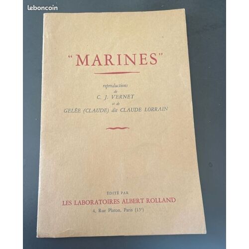 "Marines" Reproductions De C. J. Vernet Et De Gelée