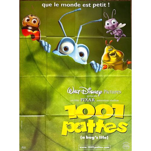 1001 Pattes - Affiche Originale De Cinéma - Format 120x160 - De Andrew Stanton Avec Les Voix De Dave Foley, Kevin Spacey, Julia Louis-Dreyfus - Année 1998