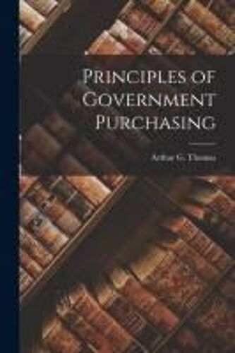 Principles Of Government Purchasing