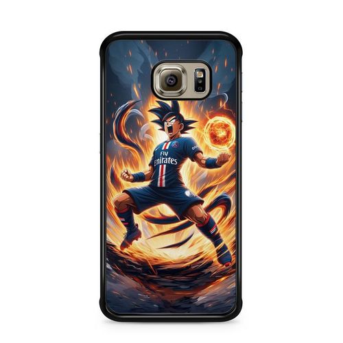 Coque De Téléphone Compatible Avec Samsung Galaxy S7 Edge Dbz Animé Manga Japon Dragon, Motif Maillot De Foot, Equipe De Paris Ref 662