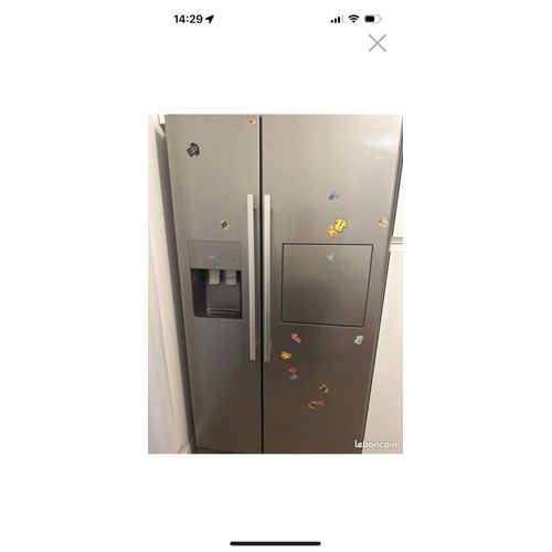 Frigo américain très bon état. Acheter il y¿a 2 ans.