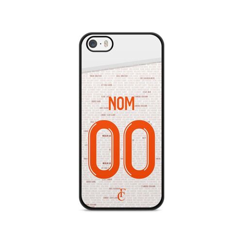 Coque de téléphone pour iphone 16E Maillot de football de Montpellier Extérieur personnalisable Ronaldo Messi Neymar mbappe Ref 8