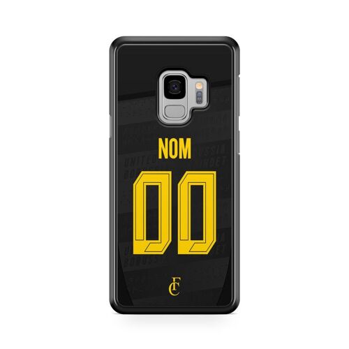 Coque De Téléphone Pour Samsung Galaxy A8 2018 Maillot De Football De Dortmund Extérieur Personnalisable Ronaldo Messi Neymar Mbappe Ref 69