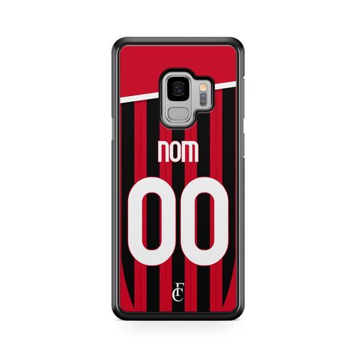 Coque De Téléphone Pour Samsung Galaxy A8 2018 Maillot De Football De Milan Domicile Personnalisable Ronaldo Messi Neymar Mbappe Ref 69