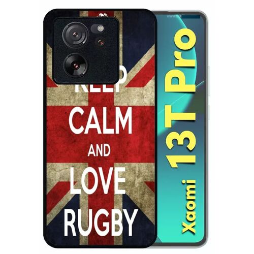 Coque Pour Xiaomi 13t Pro - Rugby England - Silicone - Noir