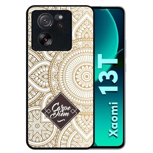 Coque Pour Xiaomi 13t - Carpe Diem Modif Orient Fond Blanc - Silicone - Noir
