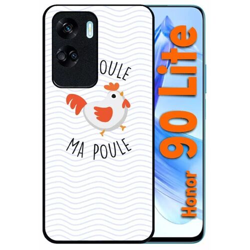 Coque Pour Honor 90 Lite - A Roule Ma Poule - Silicone - Noir