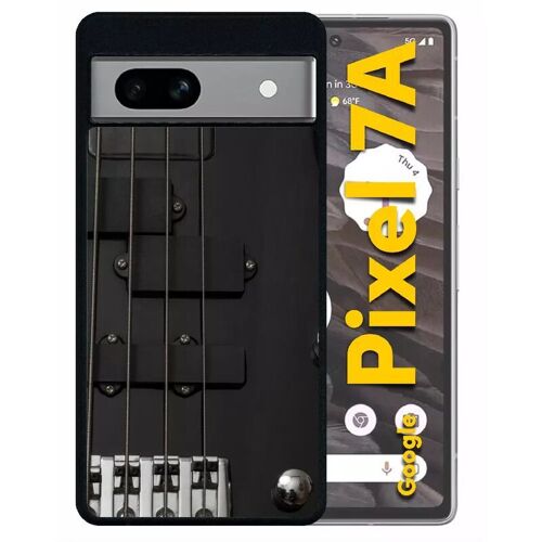 Coque Pour Pixel 7a - Guitare 1 - Silicone - Noir