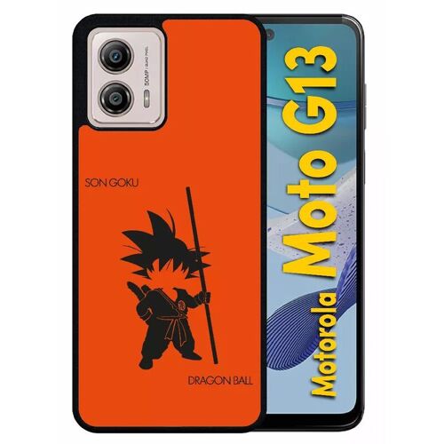 Coque Pour Motorola Moto G13 - Dragon Ball Son Goku Kid - Silicone - Noir