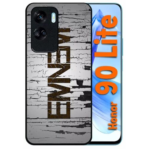 Coque Pour Honor 90 Lite - Hip Hop Eminem - Silicone - Noir