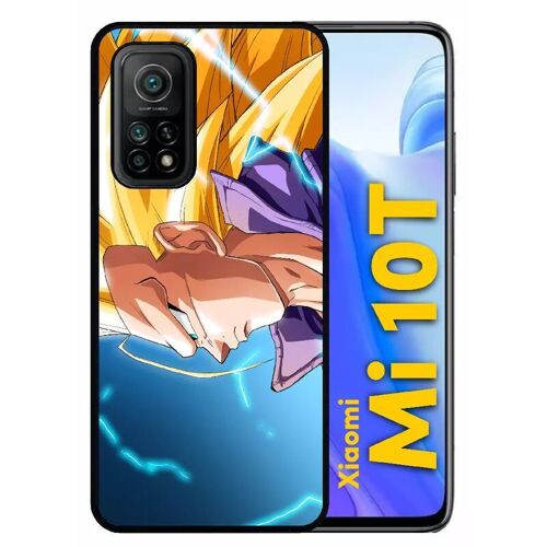 Coque Pour Xiaomi Mi 10t 5g - Dragon Ball Gt Trunks Super Saiyan 3 - Silicone - Noir