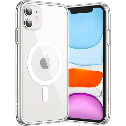 Coque Silicone Transparente Compatible Magsafe Pour Iphone 11 Little Boutik©
