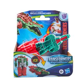 Hasbro Transformers Earthspark  1-Step Flip Changer Skullcruncher