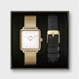 Coffre Montre Et Bracelet En Cuir Cluse Cg10318 - Femme