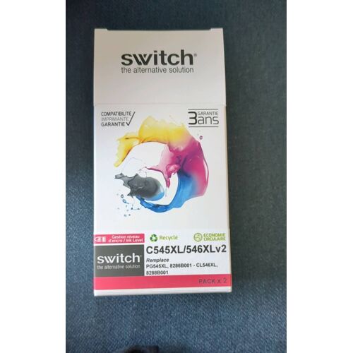 Cartouche 3 couleurs XL pour imprimante canon (remplace C546XL v2)