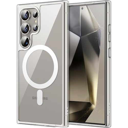 Coque Pour Samsung Galaxy S24 Compatible Magsafe Transparent