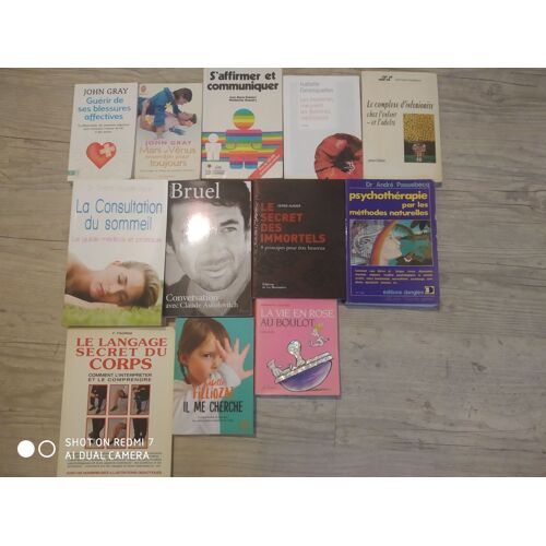 Lot De 12 Livres De Développement Personnel