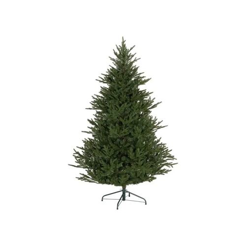 HOMCOM Sapin de Noël 183 cm, aspect réaliste, montage rapide, support inclus, plastique ignifuge