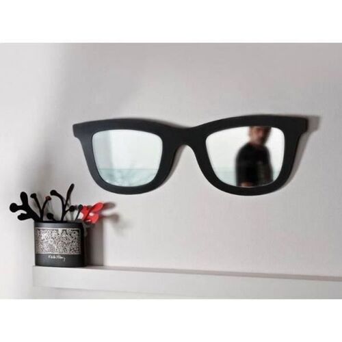 Lunettes Miroir Et/Ou Cadre-Photo Noir Objet Deco Maison Design Insolite