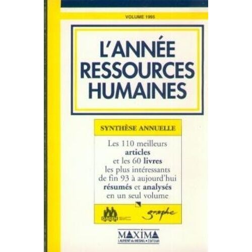 L'annee Ressources Humaines