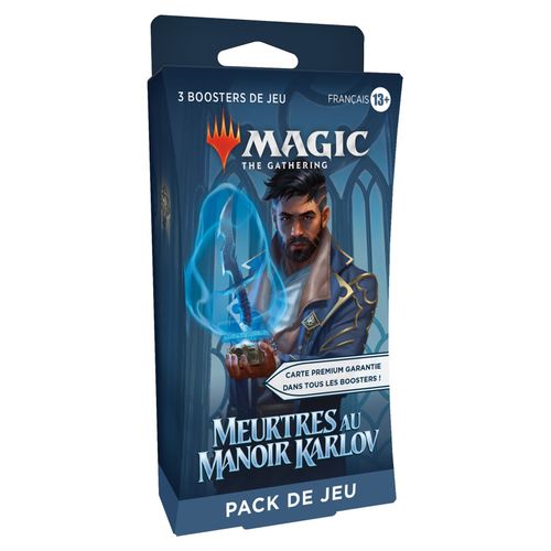 Murders At Karlov Manor Pack De 3 Boosters De Jeu Magic: The Gathering Meurtres Au Manoir Karlov (42 Cartes Magic)