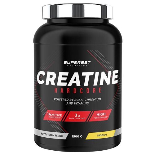 Creatine Hardcore (1,5kg)|Tropical|Créatines|Superset Nutrition 