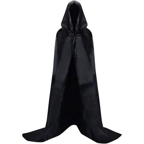 Cauc-Capes D'halloween,Vampire Capes Cape À Capuche Adulte Unisexe Cosplay Costume Halloween Carnaval Party Déguisement (Noir)