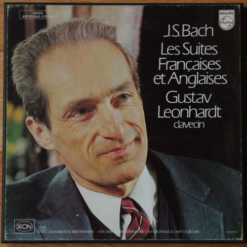 Bach Gustav Leonhardt Intégrale Des Suites Anglaises Et Françaises Box 5 Xlp