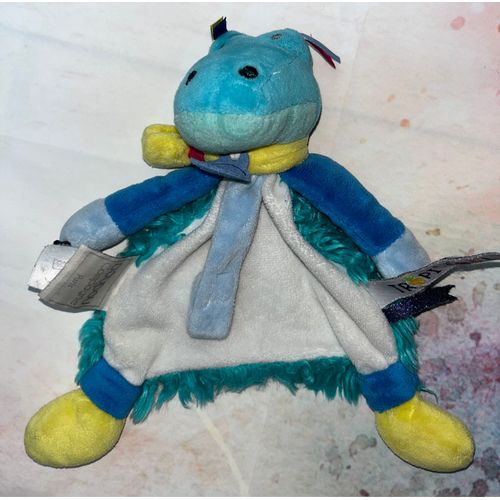 Doudou Tropi Cool Doudou Et Compagnie Crocodile Attaché Tétine Jouet Bébé 