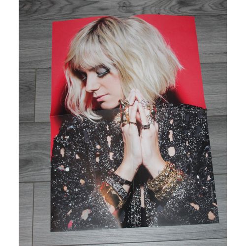 Rare Poster Affiche 40x60cm Papier Glacé Alizee ( Mylene Farmer ) Album " Blonde"