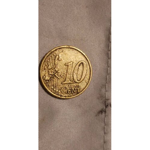 Pièce Monnaie 10 Centimes France, Année 2018 Très Rare Avec Ses Défauts Bon État Général Selon Ses Défauts Prix 2200 Euros.