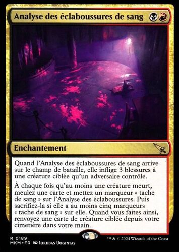 Analyse Des Éclaboussures De Sang - Magic - Meurtres Au Manoir Karlov Vf - R - 189