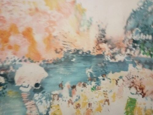 Epko Artiste Hollandais Né En 1928 Lithographie Signée Et Numérotée 25/225 Dimension 85 X 70 Cm