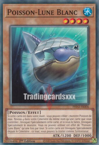 Yu Gi Oh Phni Fr006 Poisson Lune Blanc