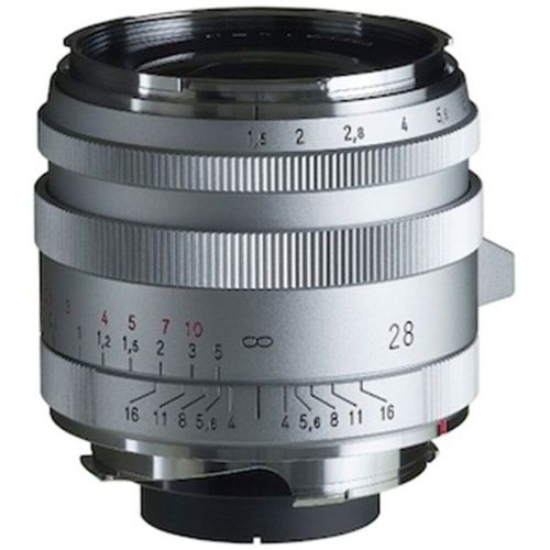 Voigtländer Nokton Vintage Line 28mm F/1.5 Asph. Type I VM for Leica M, Silver