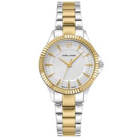 Montre Femme Metropolitain Argenté Cadran Argenté Bracelet Acier Bicolore 16 Mm