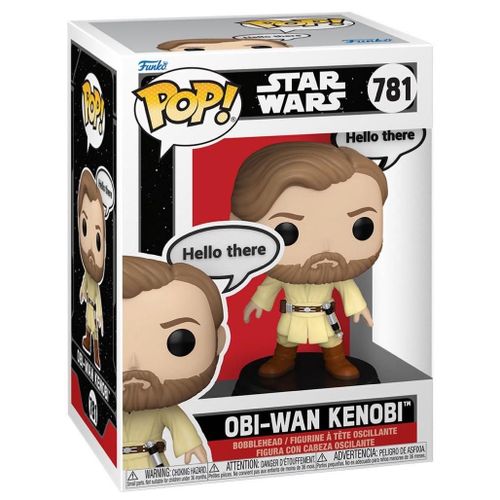 Figurine Funko Pop - Star Wars 3 : La Revanche Des Sith N°781 - Obi-Wan Kenobi (Bonjour Jeune Homme) (83595)