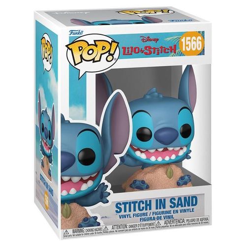 Figurine Funko Pop - Lilo Et Stitch [Disney] N°1566 - Stitch Dans Le Sable (86276)