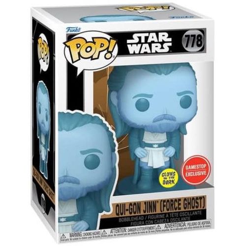 Figurine Funko Pop - Star Wars 6 : Le Retour Du Jedi N°778 - Qui-Gon Jinn (Force Ghost) (85075)