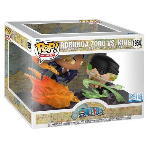 Figurine Funko Pop - One Piece N°1954 - Roronoa Zoro Vs King - Moment (84487)