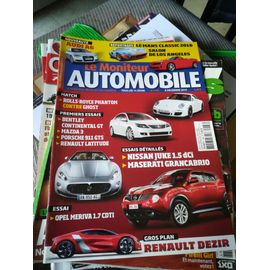 Le Moniteur 1486 De 2010 Renault Latitude,Porsche 911 Carrera Gts,Bentley Continental Gt,Nissan Juke 1.5 Dci,Rolls Royce Ghost,Phantom,Maserati Grancabrio,Opel Meriva 1.7 Cdti