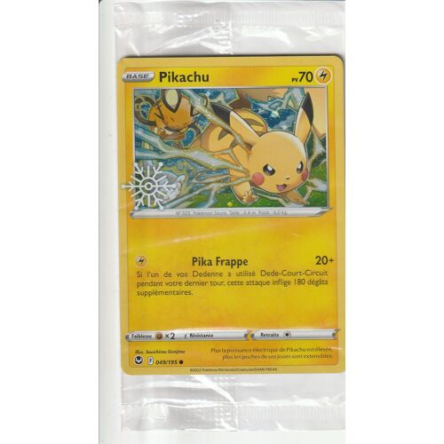 Carte Pokémon Sous Blister - 049/195 - Holo Avec Flocon - Calendrier De L'avent 2023 -