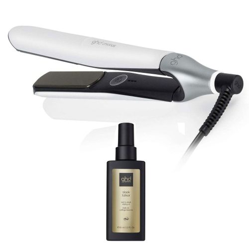Ghd - Fer À Lisser Lisseur Ghd Chronos Blanc + Huile Thermoprotectrice Sleek