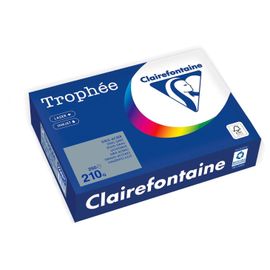 Clairefontaine Ramette Papier Fsc A4 210g 250 Feuilles Gris Acier