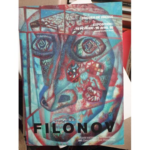 Dossier De Presse Exposition 1990 Filonov Au Centre Georges Pompidou