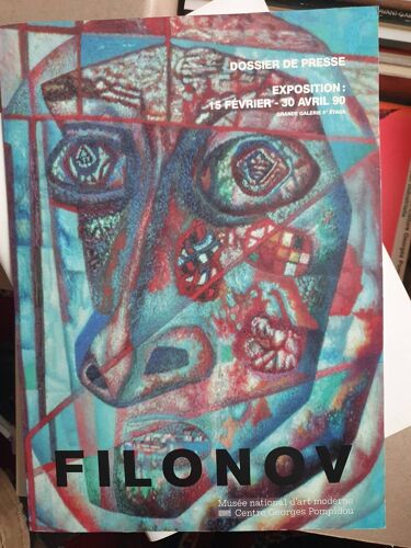 Dossier De Presse Exposition 1990 Filonov Au Centre Georges Pompidou