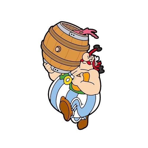 Plastoy - Astérix - Aimant en gomme Astérix chez les Bretons