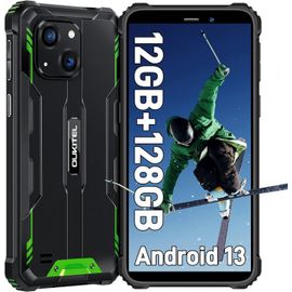 OUKITEL WP32 Telephone Portable Incassable - 12Go + 128Go 6300 mAh, Octa-Core, 6" HD+, Android 13, IP68, WiFi GPS/NFC/OTG.